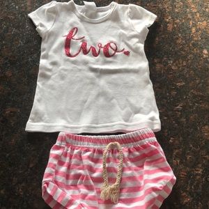 Girl 2nd birthday outfit